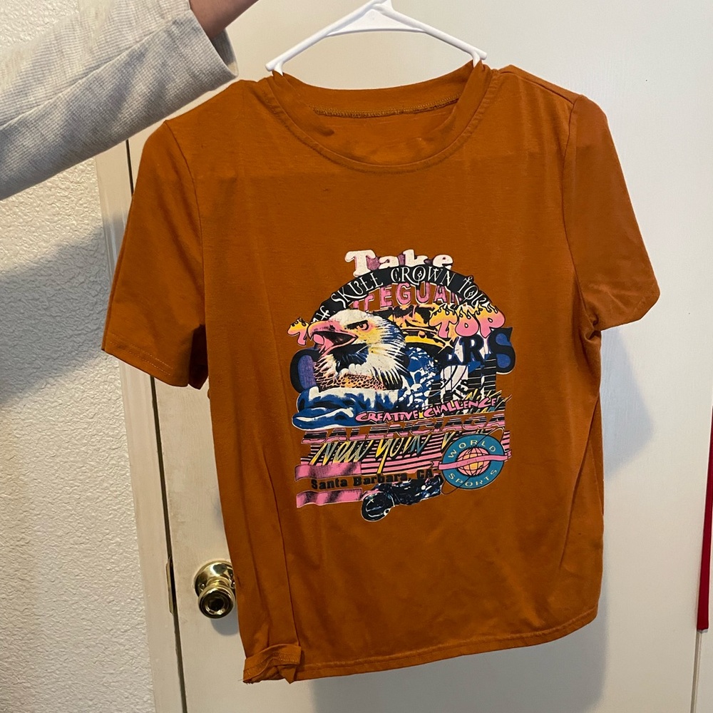 Orange shirt!